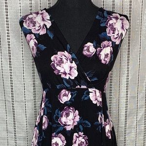 Torrid Floral Hi-Lo Jersey Knit Maxi Dress